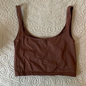 Free People Seamless Scoop Neck Crop Top
